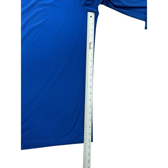 Anthony Originals Women’s Size 1X Blue Hi Rise Wide Leg Capri Pants - Picture 12 of 14